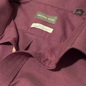 Michael Kors Men’s Tall Fit Dress Shirt (20 Neck, 36/37 Sleeve) Non-Iron